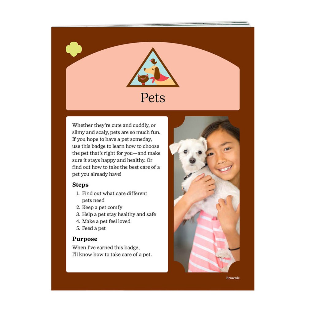 Picture of: Brownie Pets Badge Requirements