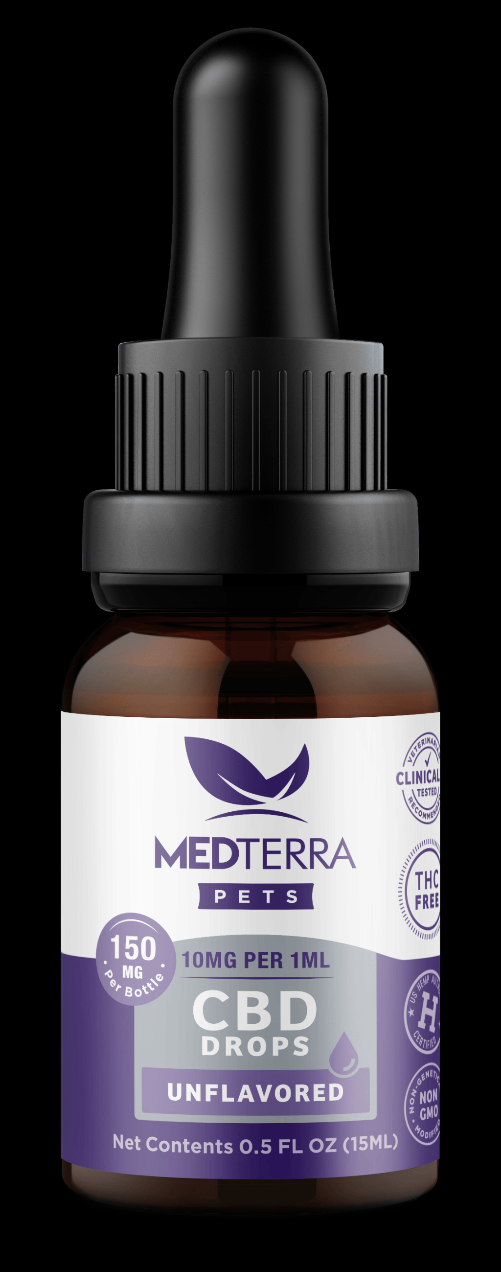 Picture of: CBD Oil Tincture For Pets – CBD Isolate for Dogs & Cats by Medterra