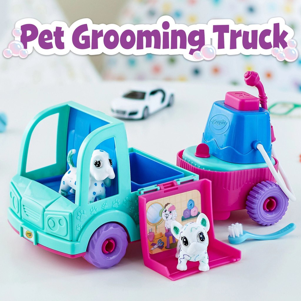 Picture of: Crayola Scribble Scrubbie Grooming Truck, School Supplies, Toys,  Pcs,  Beginner Child