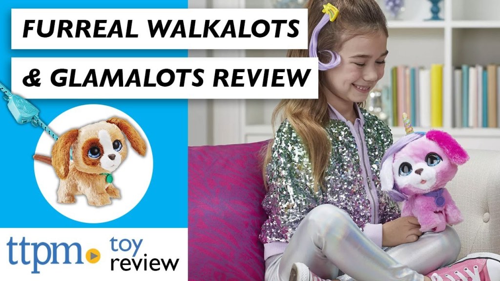 Picture of: furReal Walkalots and furReal Glamalots from Hasbro  Toy Review   Interactive Dogs for Kids