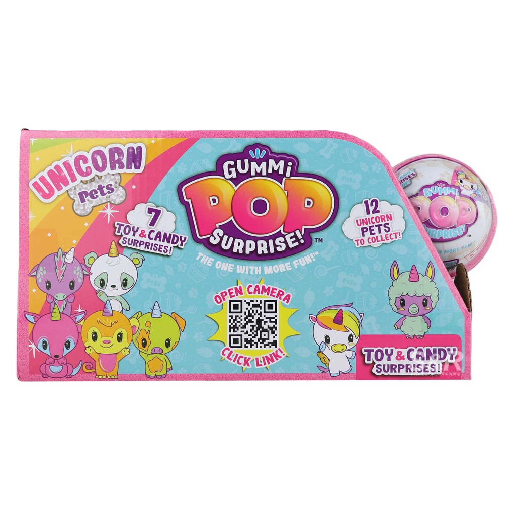 Picture of: Gummi Pop Surprise! Unicorn Pets Toy And Candy Surprises pcs