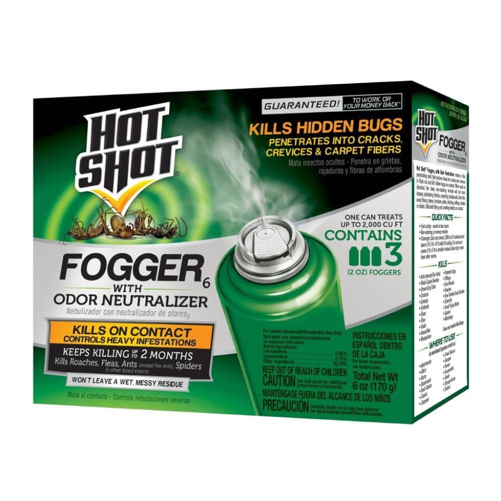 Picture of: Hot Shot Insect Fogger Aerosol with Odor Neutralizer (-Count) HG– –  The Home Depot