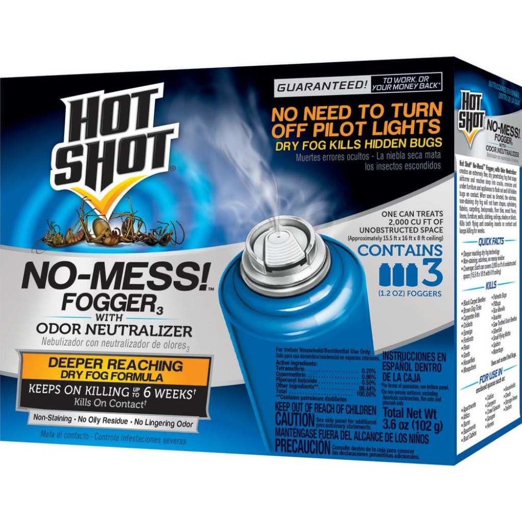Picture of: Hot Shot No-Mess Insect Fogger Aerosol with Odor Neutralizer (-Count)  HG– – The Home Depot