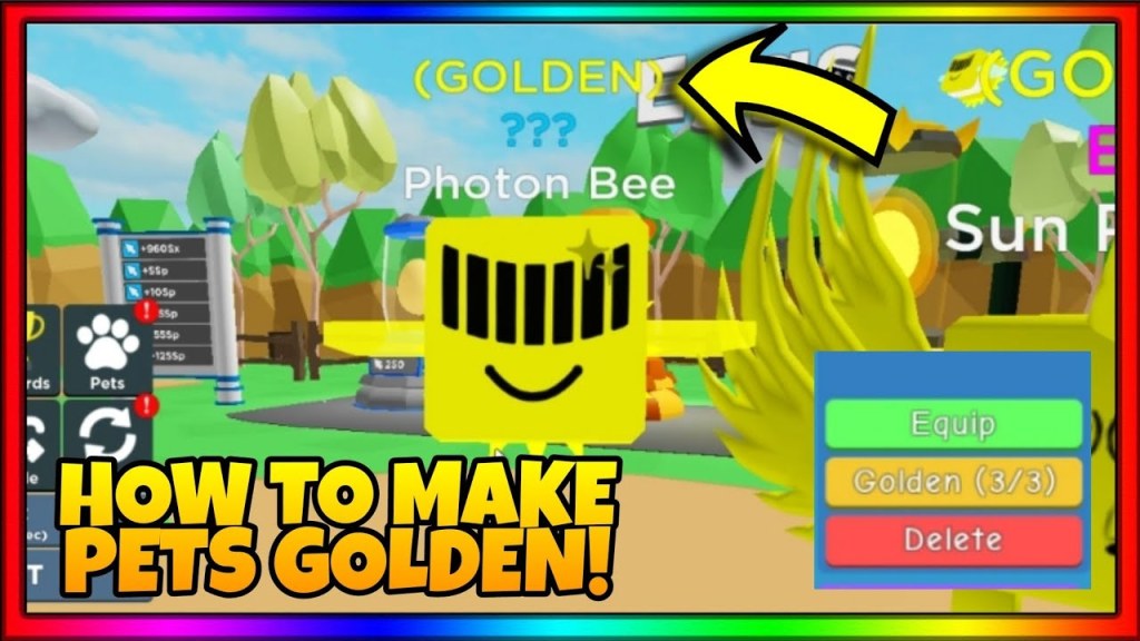 Picture of: 🌟HOW TO MAKE PETS *GOLDEN* In Clicker Simulator! (ROBLOX) – YouTube