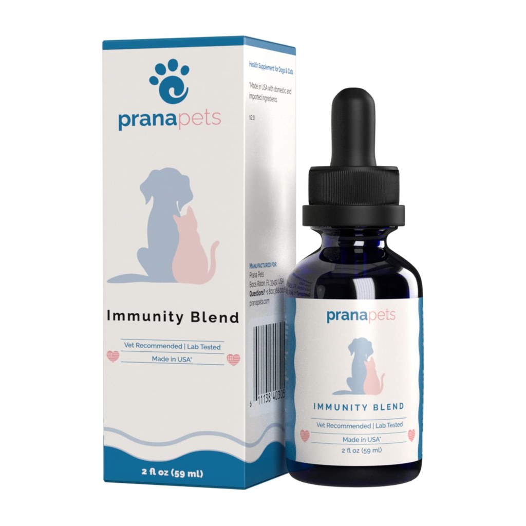 Picture of: Immunity Blend (Formerly C-Support) Supplement for Dogs & Cats  Naturally  Helps Relieve Fatigue & Weakness in Pets  Promoting Increased Energy,