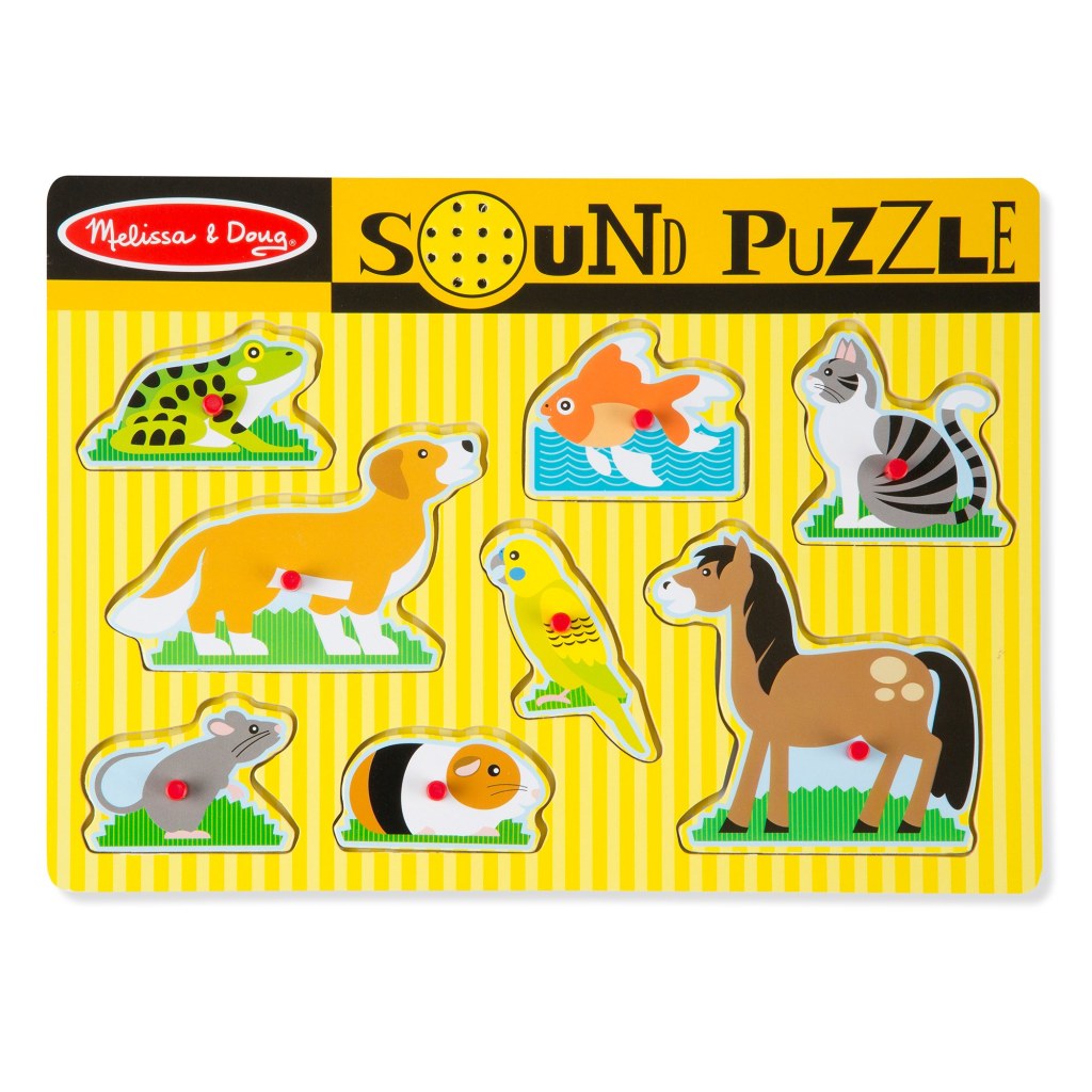 Picture of: Melissa & Doug – Pets Sound Puzzle ()