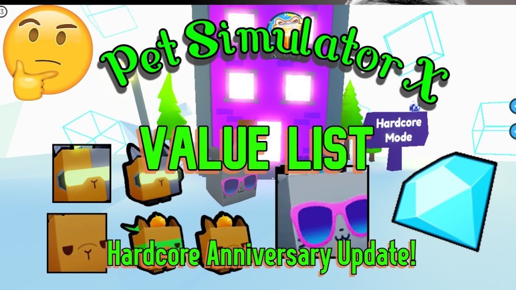 Picture of: Pet Simulator X Value List  Hardcore Anniversary Update!