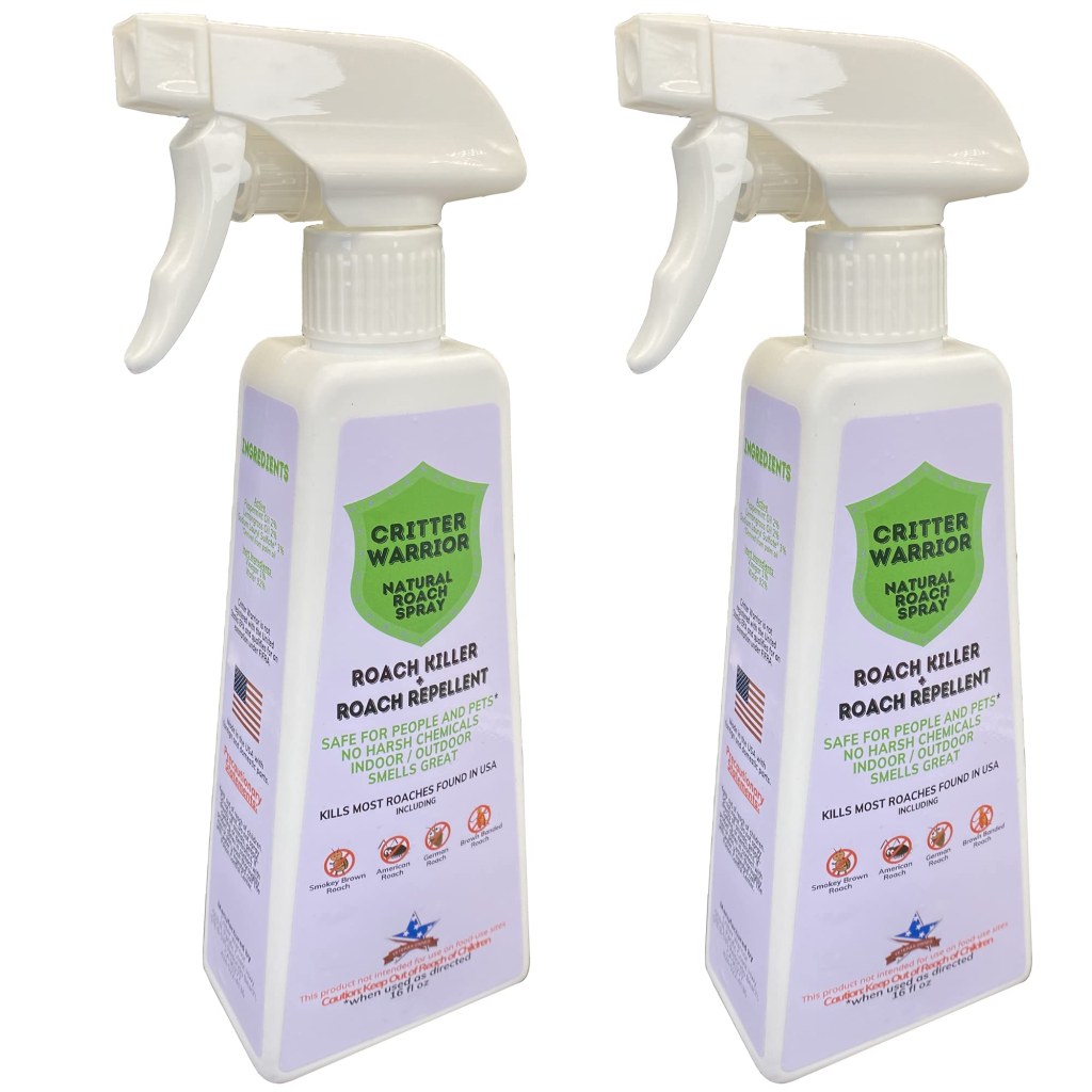 Picture of: Roach Spray – Kills and Repels Roaches – -oz Bottles – Veteran Owned –  Natural Safe Ingredients – Pet Safe – Indoor/Outdoor