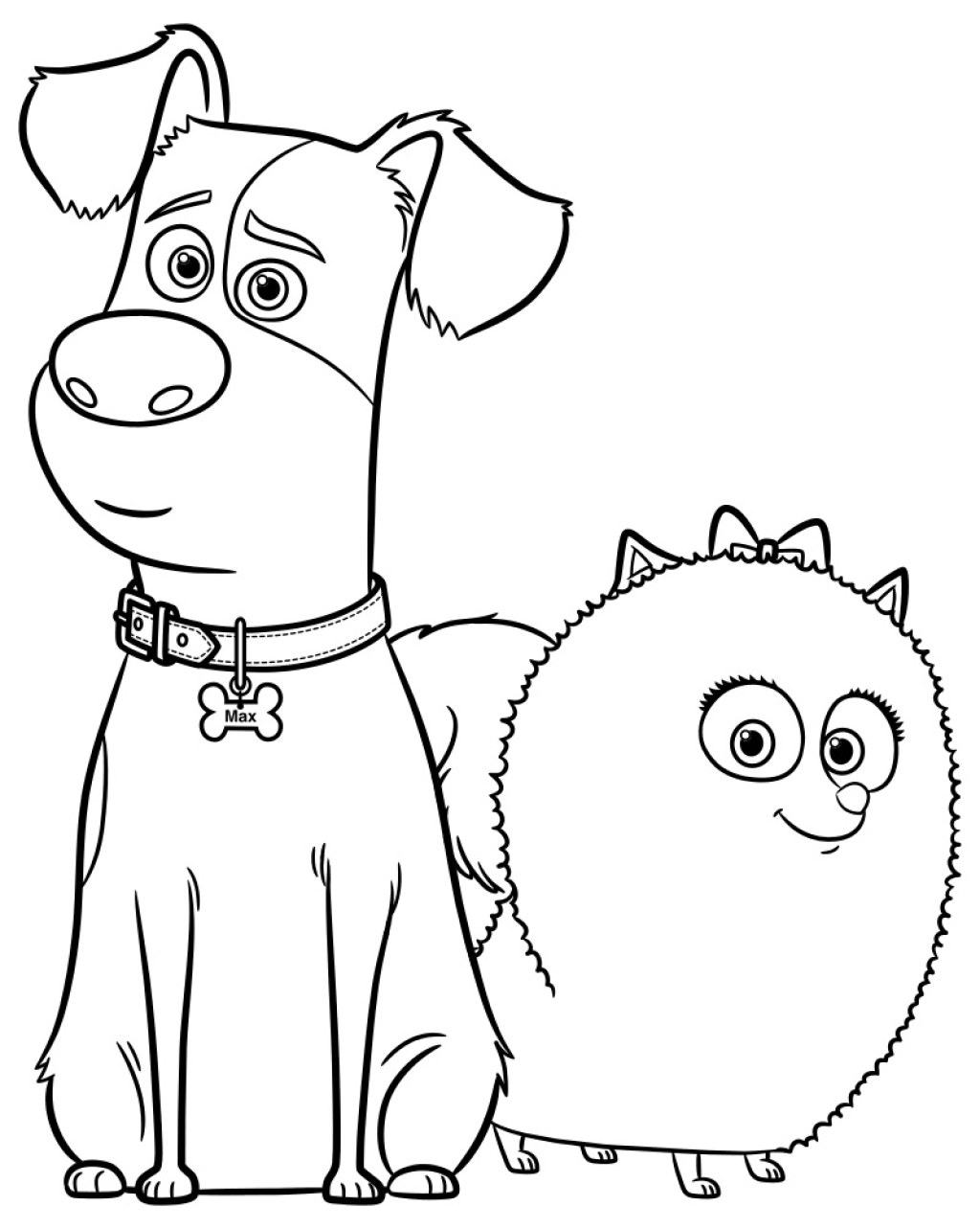 Picture of: The Secret Life of Pets Coloring Pages