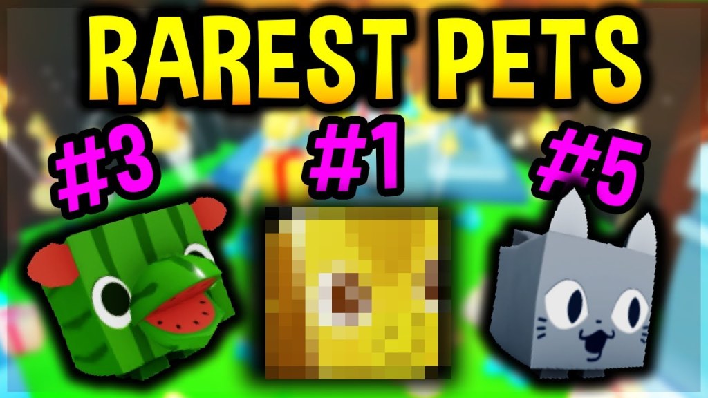 Picture of: TOP  RAREST PETS in Roblox Pet Simulator X