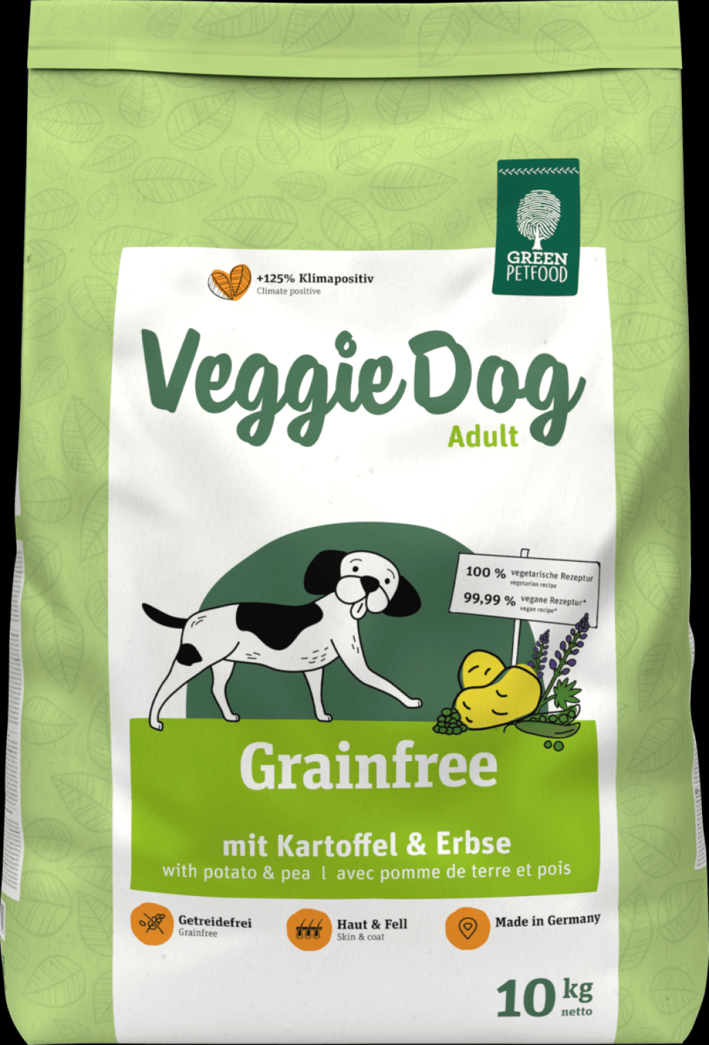 Picture of: Trockenfutter Hund Grainfree mit Kartoffeln & Erbsen, Veggie Dog, Adult,   kg